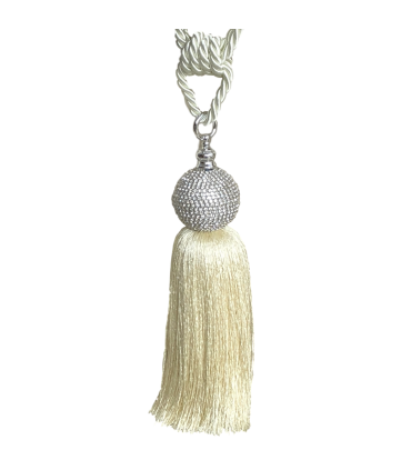 Embrasse à Rideaux avec Cristaux