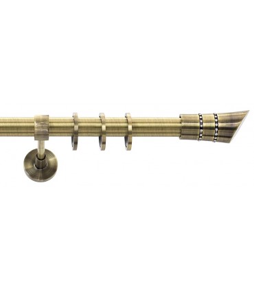 Tringle à Rideau Simple Laiton Antique