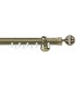 Rail de Rideaux Double Laiton Antique