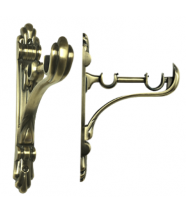 support classique  pour tringle à rideaux double