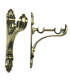 support classique  pour tringle à rideaux double
