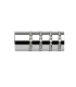 Embout Pour Tringle à Rideaux avec Cristaux Inox