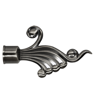 Embout pour Tringle à Rideaux Anthracite