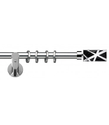 Tringle à Rideau Simple fixée au Mur Modern