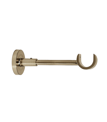 Support Moderne Pour Tringle à Rideaux Simple Collection Dolcevita Couleur Laiton Antique
