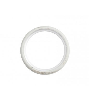 Anneaux pour Tringle à Rideaux Blanc Antique