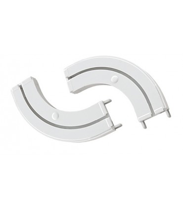 Coudes Finaux Pour Rail en PVC