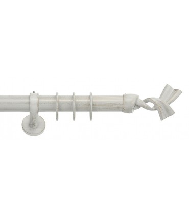 Tringle à Rideaux  Luxueux Blanc Antique