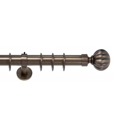 Tringle à Rideaux  Luxueux Bronze