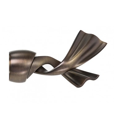 Large Embouts  pour Tringle à Rideaux - Bronze