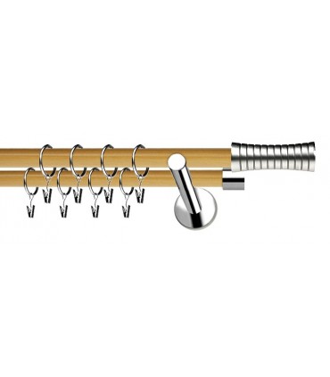Tringle à Rideaux Double Pin