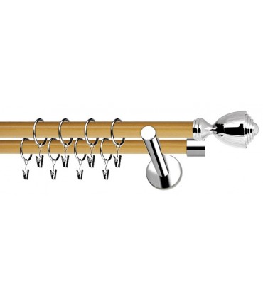 Tringle à Rideaux Double Pin
