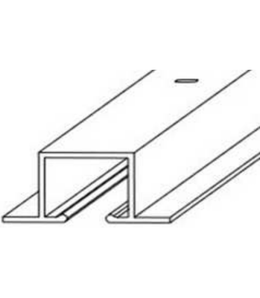 Rail à Rideaux caché dans le plafond Bari - Longueur 800 cm