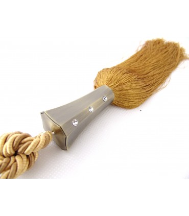 Embrasse à rideaux Or avec crystal