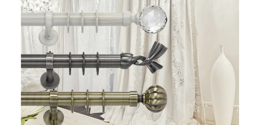 Live royally thanks to the Luxury Curtain Rods Elegance